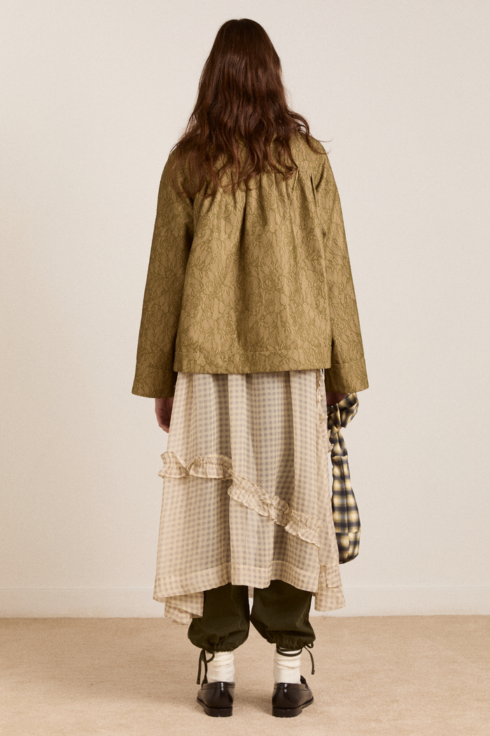 Mini Mercedes Reversible Coat - Lace