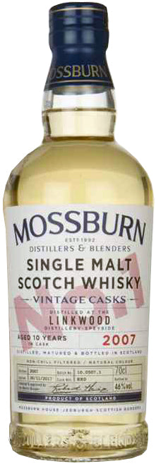 Mossburn No.1 Linkwood Whisky 10 Year Old 750ml