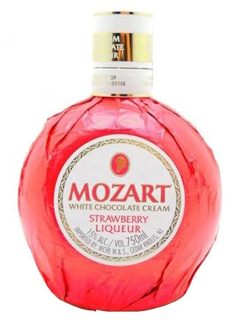 Mozart White Chocolate Strawberry Cream Liqueur 750ml