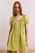 Noemie Mini Dress - Celery