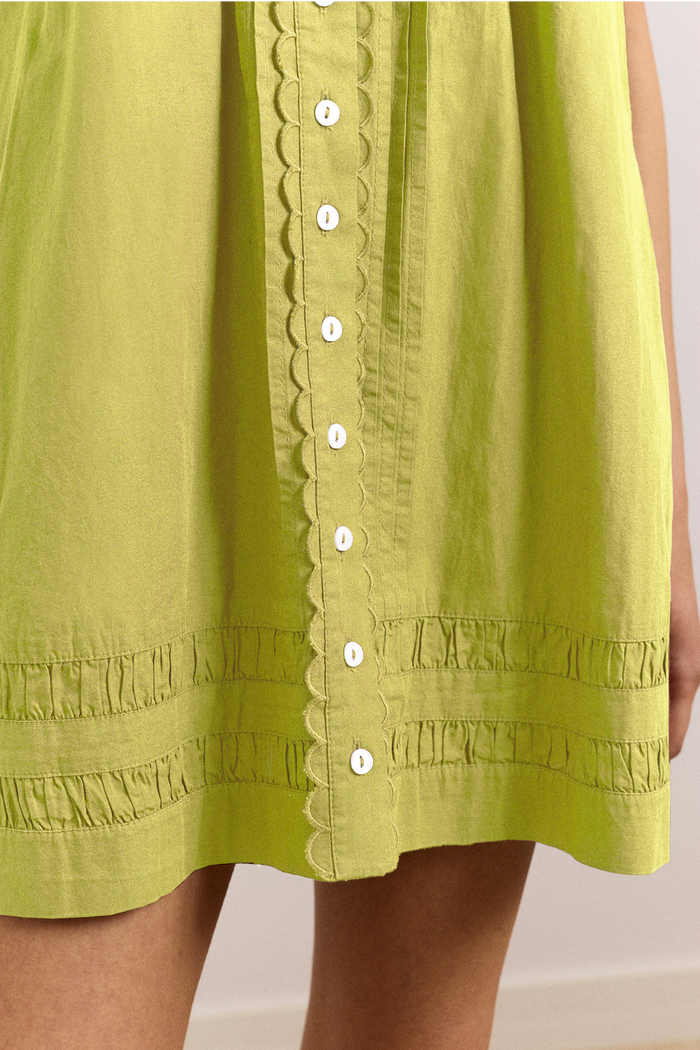 Noemie Mini Dress - Celery