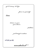 Notes to self - 8 Tattoos
