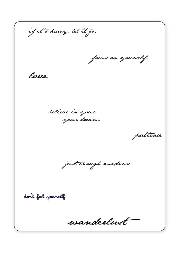 Notes to self - 8 Tattoos