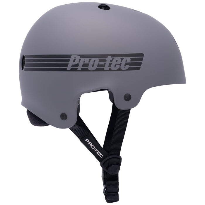 OLD SCHOOL LOW PRO HELMET - MATTE GREY (CERTIFIED)