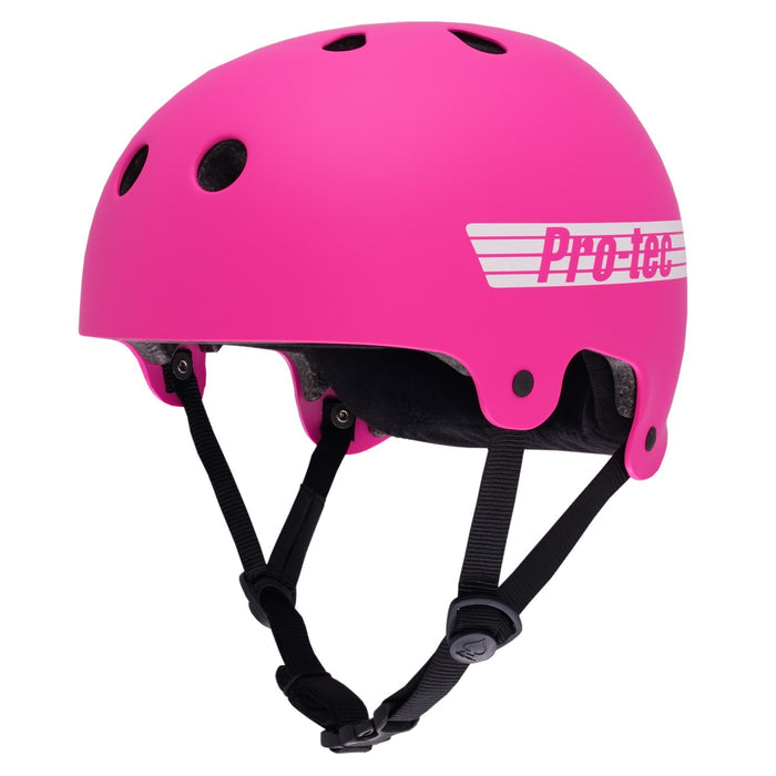 OLD SCHOOL LOW PRO HELMET - MATTE PINK (CERTIFIED)