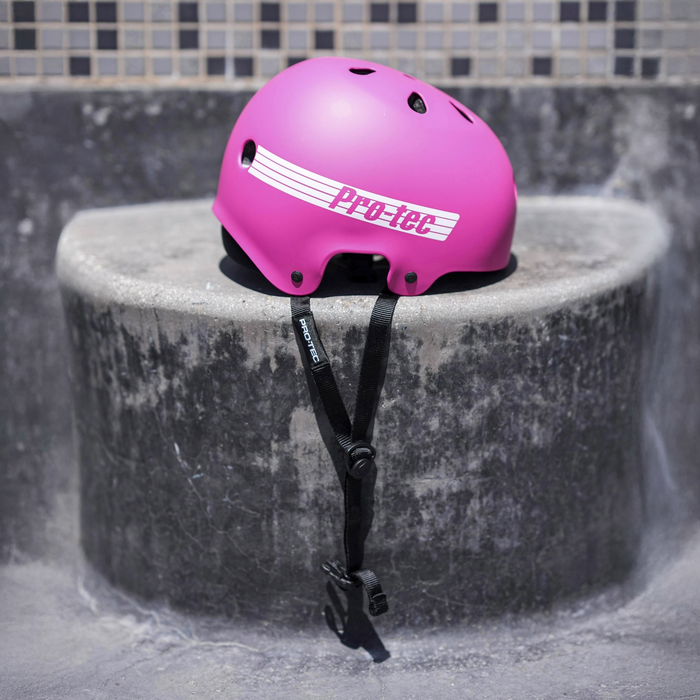 OLD SCHOOL LOW PRO HELMET - MATTE PINK (CERTIFIED)