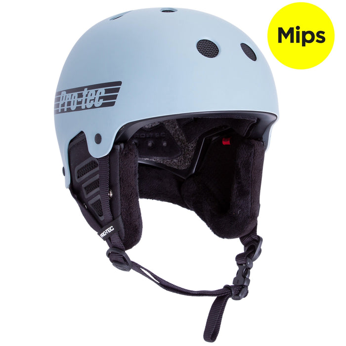 Old School Snow w/MIPS - Matte Blue Lead