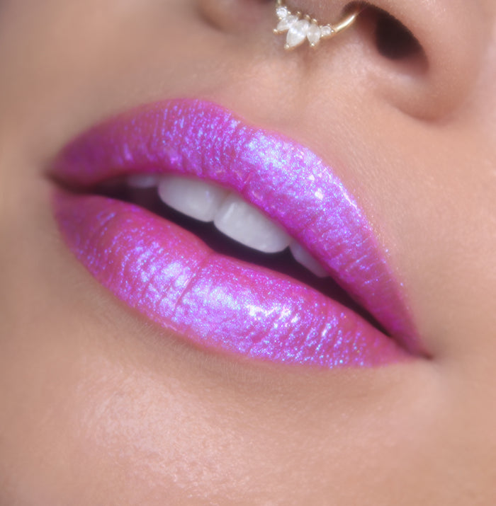 Opal Chroma Gloss (Purple/Pink) - Multichrome Lip Gloss - Glisten Cosmetics