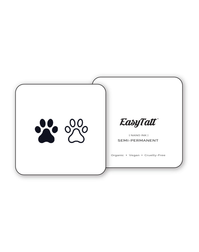 Paw Pair - 2 Tattoos