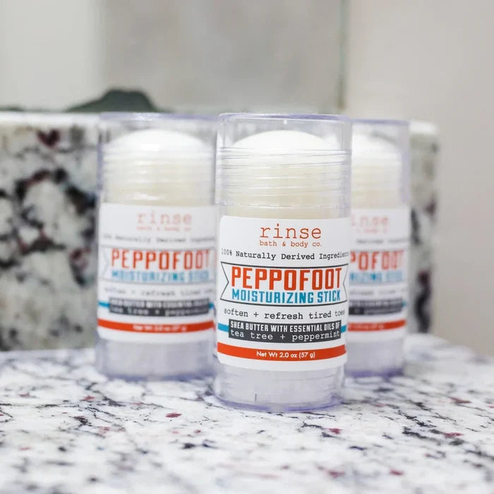 Peppofoot Stick Moisturizing Foot Balm | Rinse Bath & Body Co.
