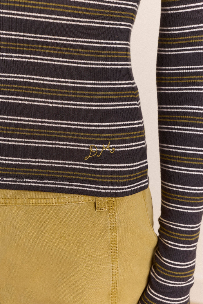 Peyton Long Sleeve Polo - Stripe