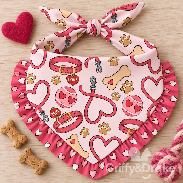 Preorder: Love Unleashed Ruffle Bandana