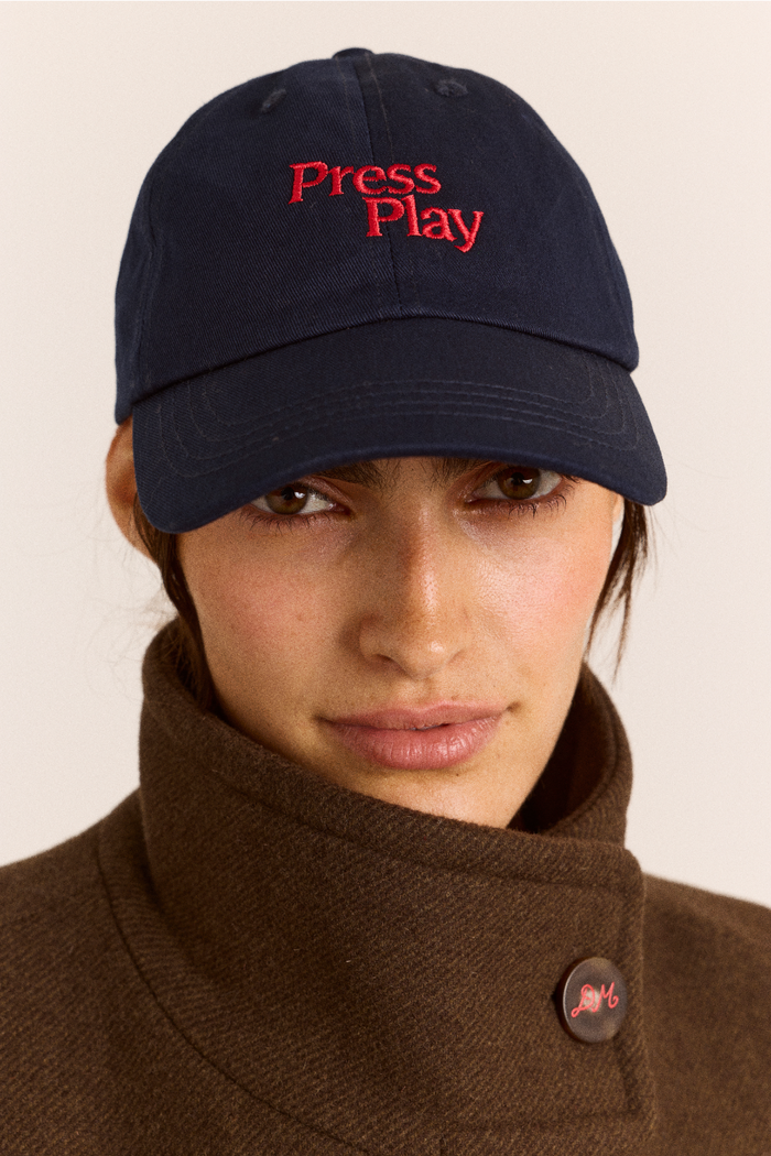 Press Play Cap - Navy