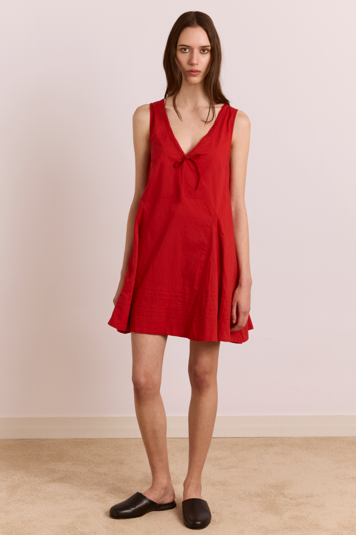Raven Mini Night Dress - Red