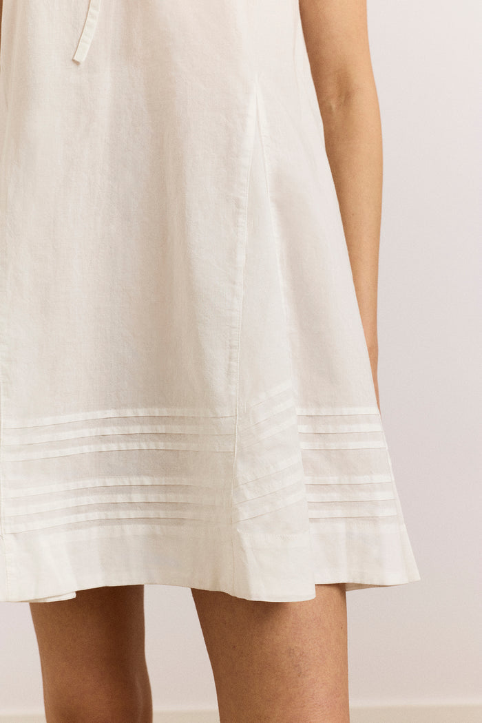 Raven Mini Night Dress - White