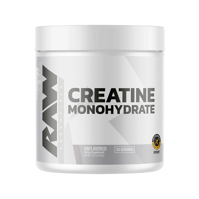 RAW Creatine Monohydrate Unflavored 30 Servings