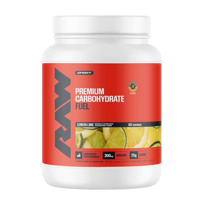 RAW Fuel Carbohydrate Drink Mix Lemon Lime 60 Servings