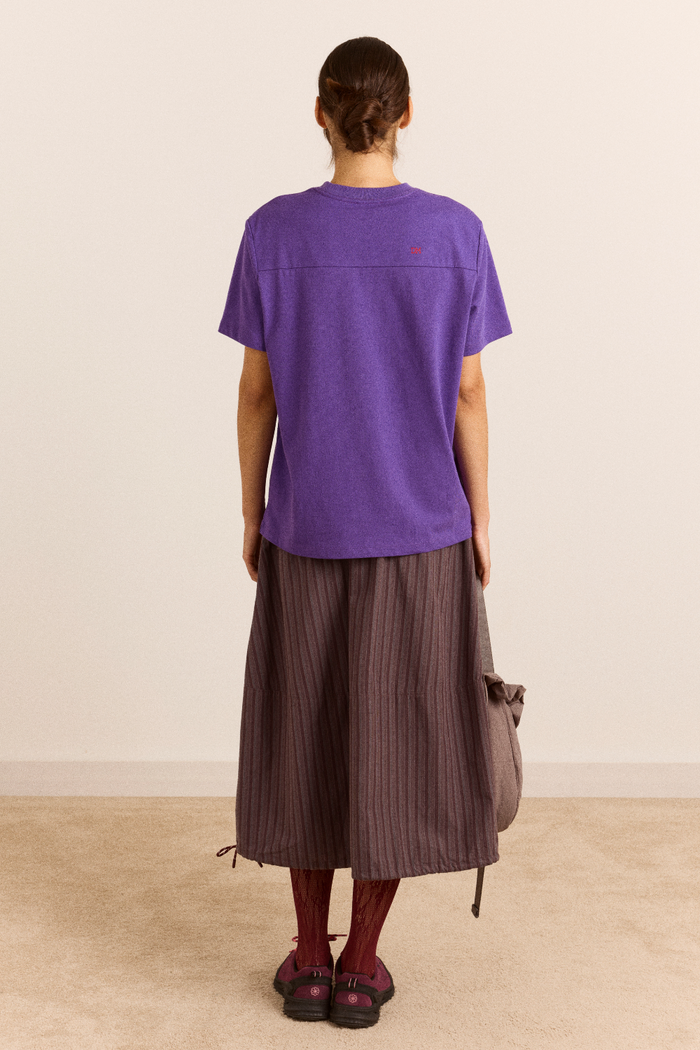 Reading For Fun Relaxed Dad Tee - Purple