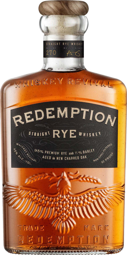 Redemption Rye Whiskey 750ml