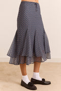 Rida Skirt - Sheer Willow Gingham