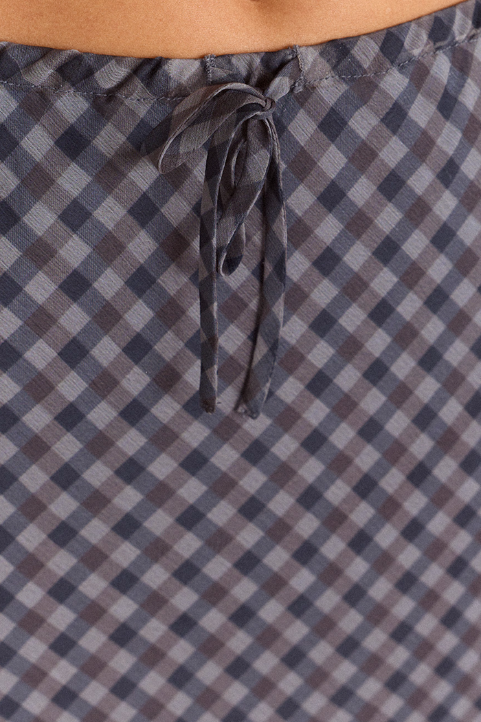 Rida Skirt - Sheer Willow Gingham