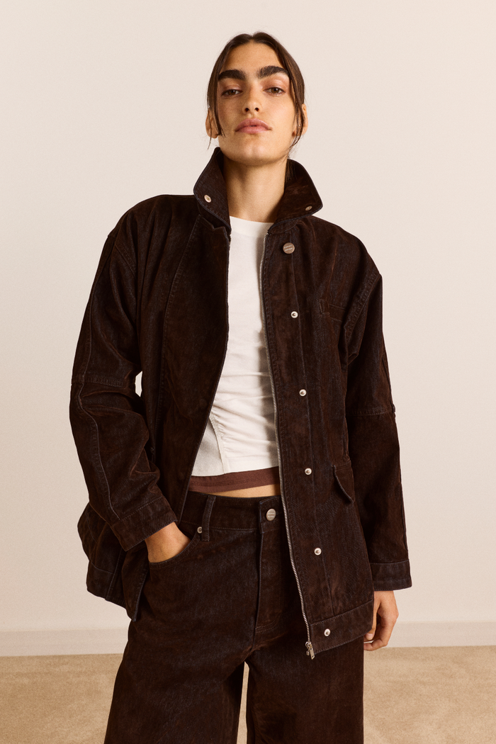 Ronnie Jacket - Flocked Choc