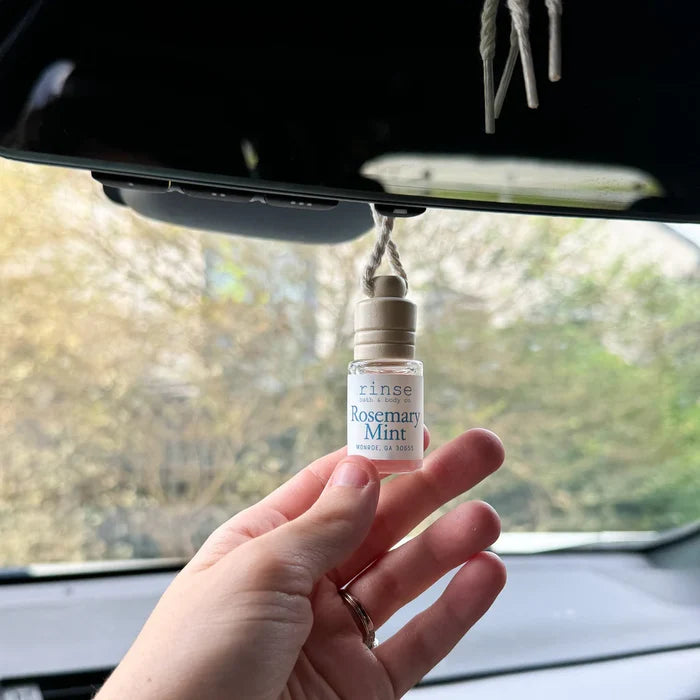 Rosemary Mint Car Diffuser | Rinse Bath & Body Co.
