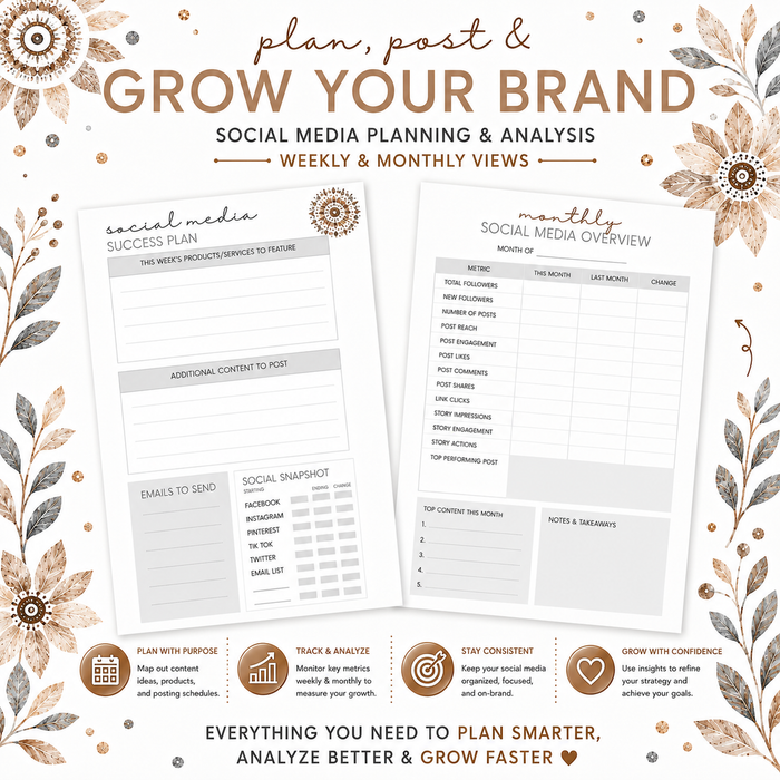 Small Business Success Planner-BOHO