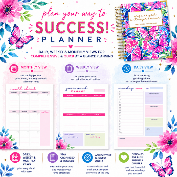Small Business Success Planner-BUTTERFLY