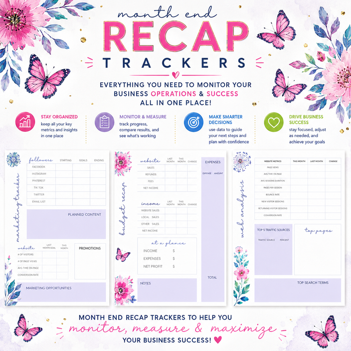 Small Business Success Planner-BUTTERFLY