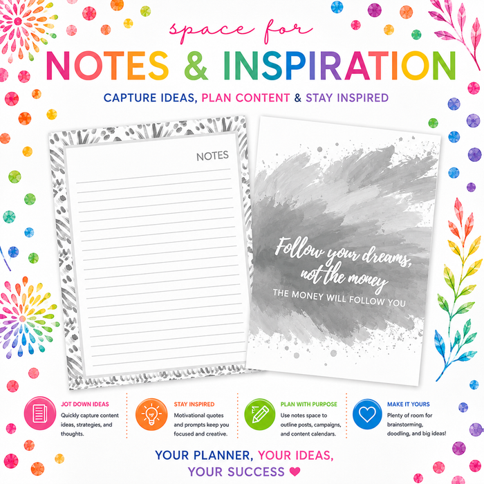 Small Business Success Planner-RAINBOW