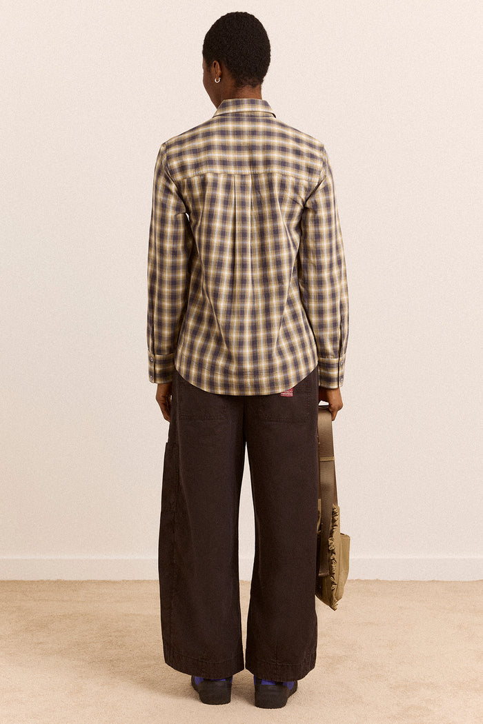 Solana Shirt - Cardamon Check