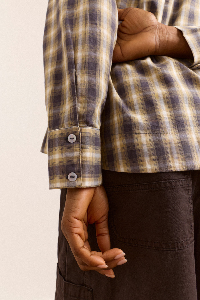 Solana Shirt - Cardamon Check