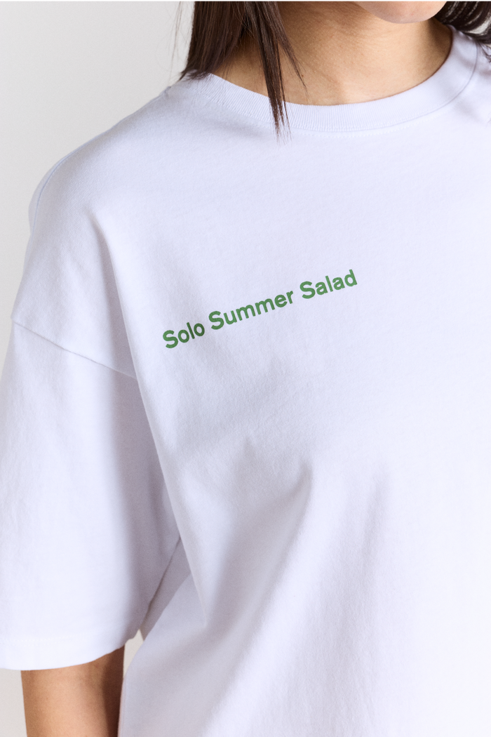 Solo Salad Graphic Tee - White