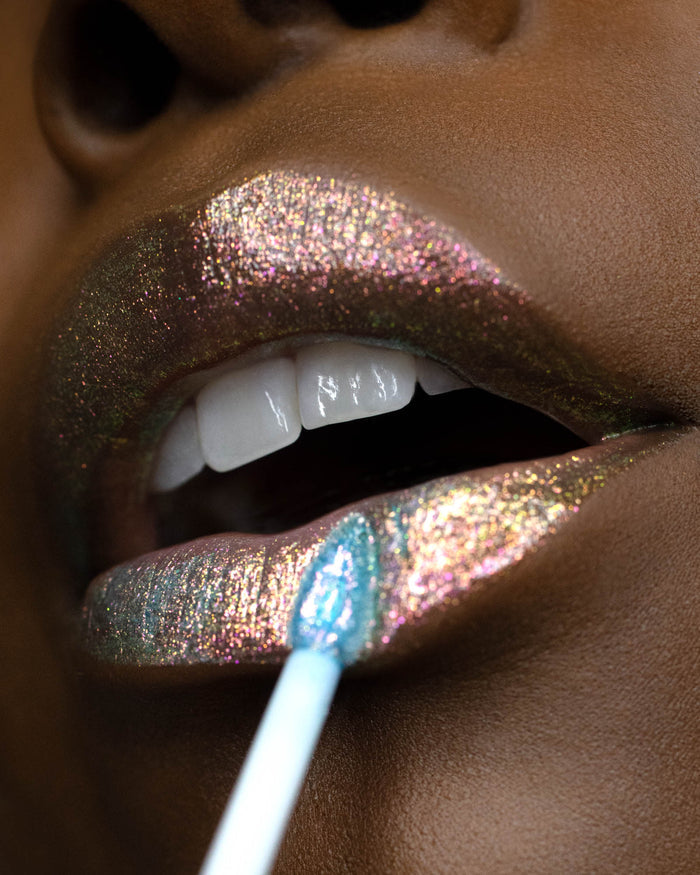 Stella Chroma Gloss (Blue/Pink) - Multichrome Lip Gloss - Glisten Cosmetics