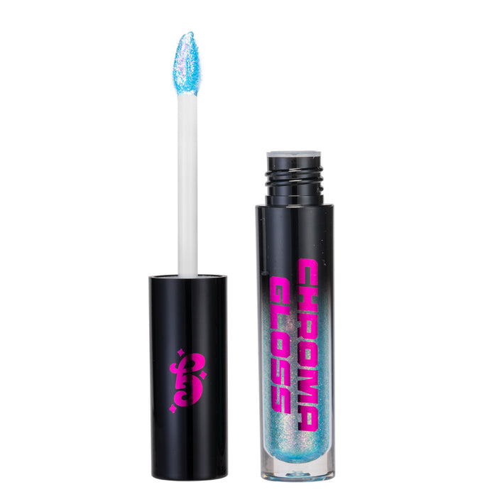 Stella Chroma Gloss (Blue/Pink) - Multichrome Lip Gloss - Glisten Cosmetics