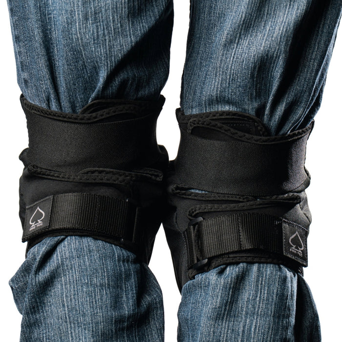 STREET KNEE PAD - OPEN BACK - BLACK