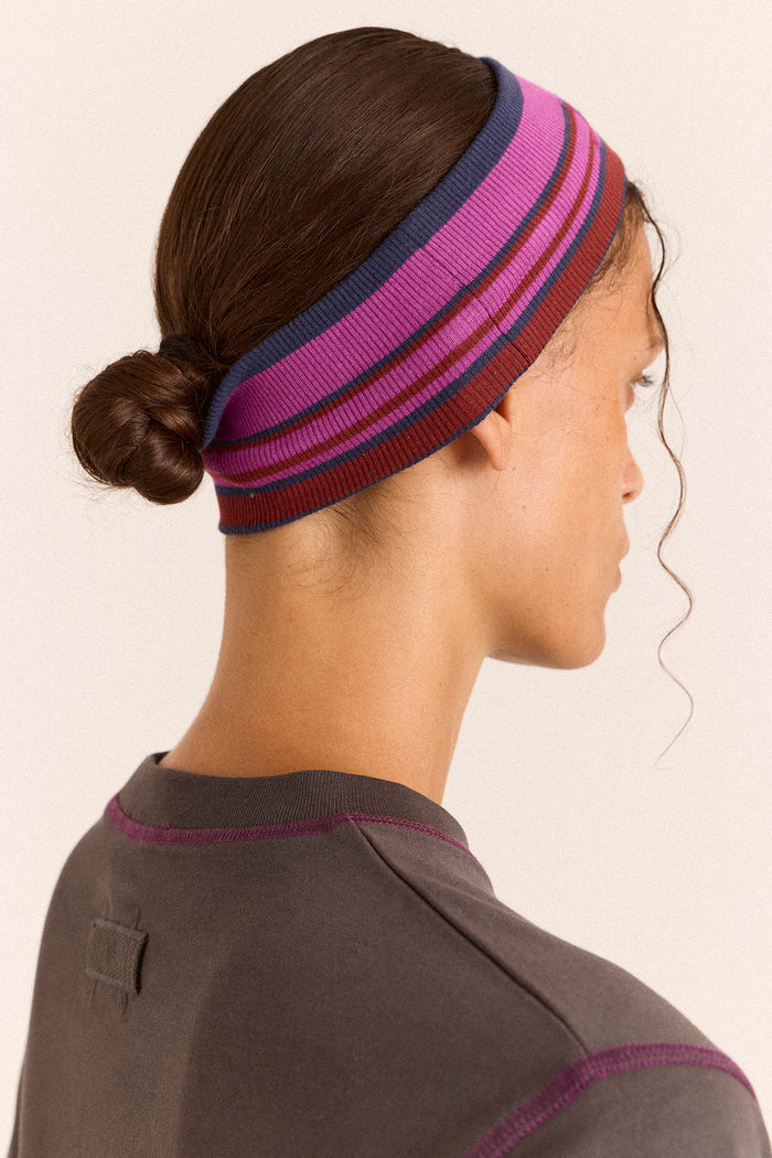 Stripe Headband - Viola Stripe