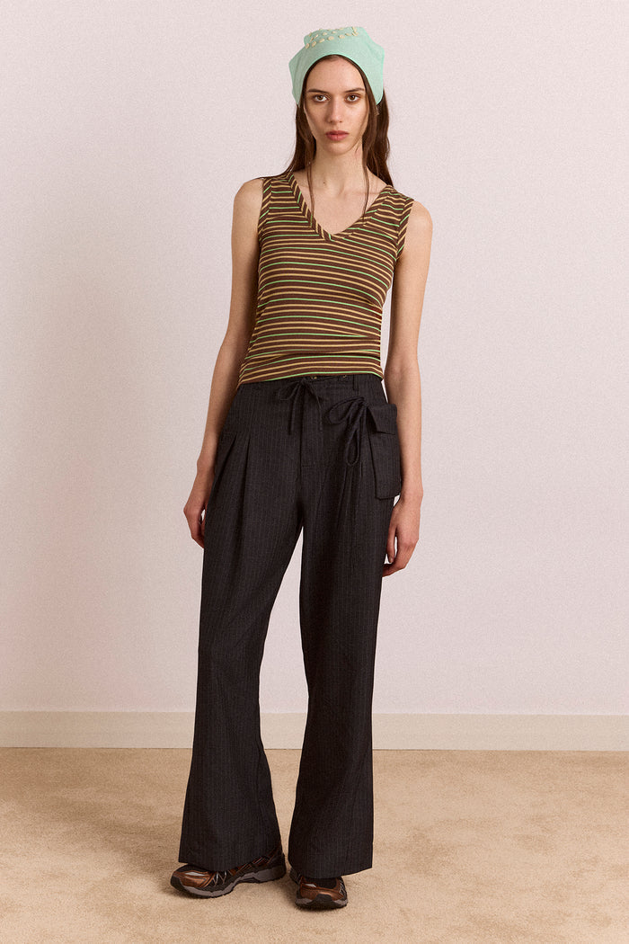 Tatianna Trouser - Pinstripe