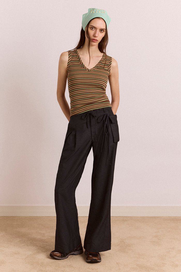 Tatianna Trouser - Pinstripe
