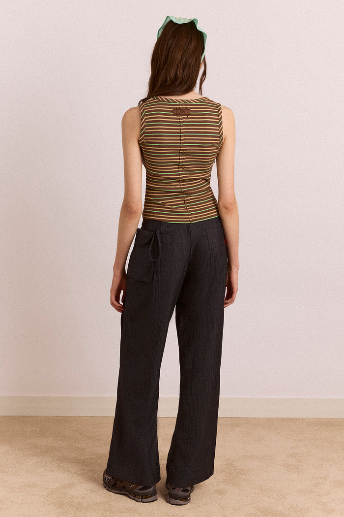 Tatianna Trouser - Pinstripe