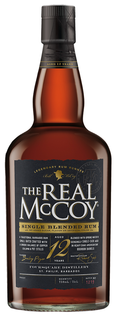 The Real McCoy Rum 12 Year Old Distillers 92 Proof 750ml