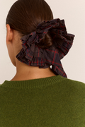 Tie Detail Scrunchie - Sirius Check