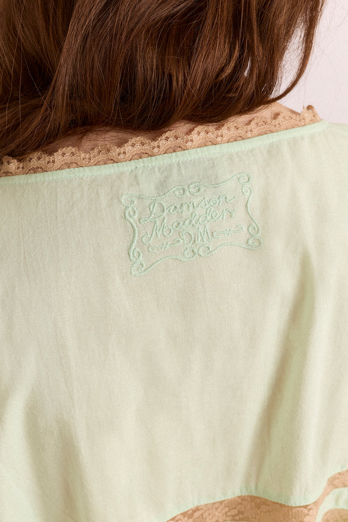 Tilda Lace Blouse - Mint
