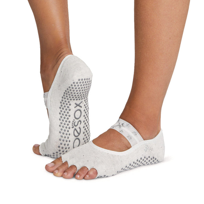 Toesox Half Toe Mia Grip Socks - Starshine