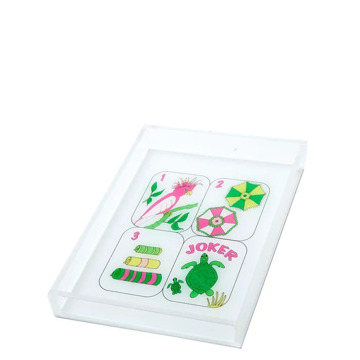 Tray - Palm Beach Mahjong Tiles