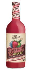 Tres Agaves Strawberry Margarita Mix 1L