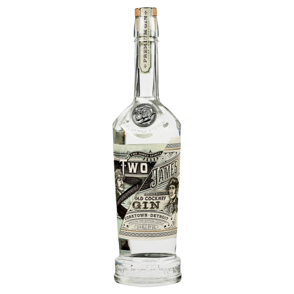 Two James Old Cockney Gin 750ml