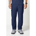 Unisex EDS Essentials Natural Rise Tapered Leg Scrub Pant - Navy - 1
