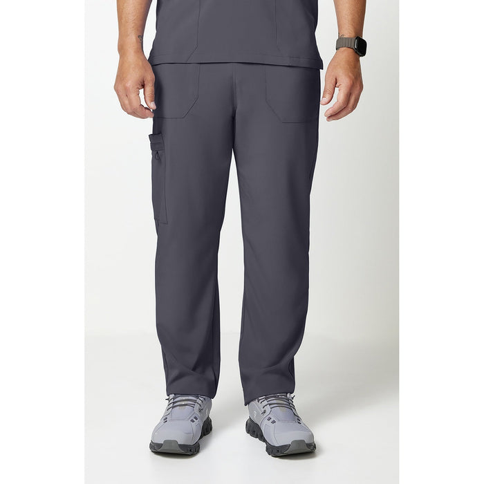 Unisex EDS Essentials Natural Rise Tapered Leg Scrub Pant - Pewter - 1